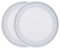 ASHATA Speaker Grills Cover Case,2PCS 4inch Speaker Loudspeaker Protective Cover Cold Rolled Steel + ABS Speaker Decoration Protective Speaker Grills Cover Steel mesh Case(White+White)