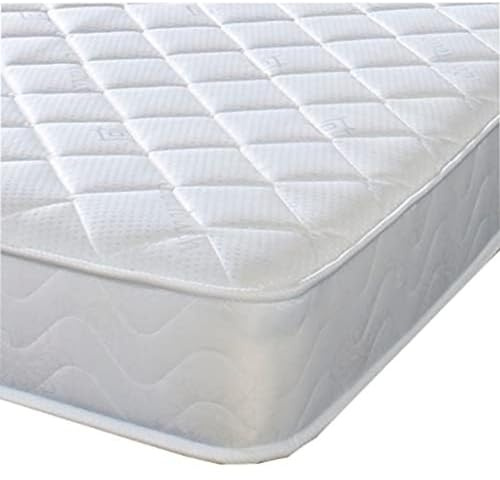 eXtreme comfort ltd Willow Diamond Hybrid Double Mattress | Foam Layer, Bonnel Spring, Soft Comfort Firmness, Vacuum Packed, White, 4ft6 x 6ft3 (135 x 190 x 18cm)