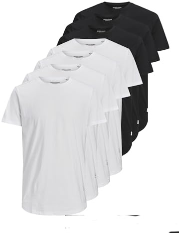 JACK & JONES Herren T-Shirt (7er Pack)