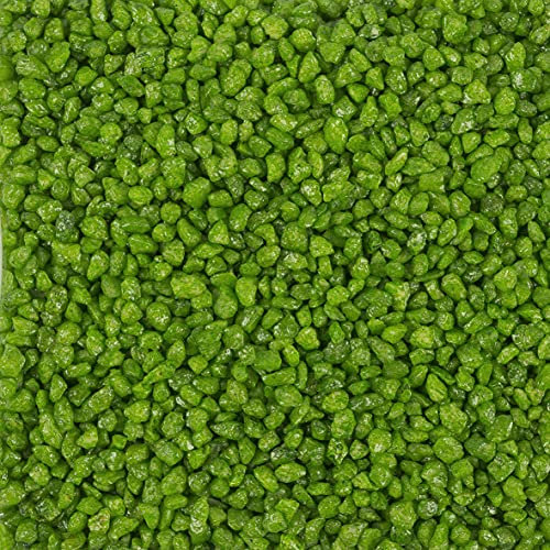 DEKOMARKET Dekogranulat Granulat Dekokies 2-3mm, kleine Dekosteine, 0,5 KG (grün)