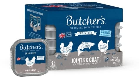Butcher's Joints & Coat Wet Dog Food Trays, 3.6 kg (24 x 150 g)
