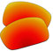 EZReplace Lentes de repuesto compatibles con gafas de sol Arnette Fastball 2.0 AN4242-62 mm (lentes polarizadas), Rojo Fuego, Talla única