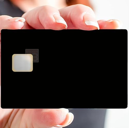 Vollschwarzer, Kredit- oder Debitkarten-Aufkleber – anders und dekorieren Sie Ihre Bankkarte, wie Sie möchten