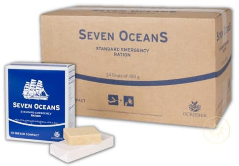 Seven Oceans Emergency Food XXL Karton - Langzeitnahrung mit extrem langer Haltbarkeit