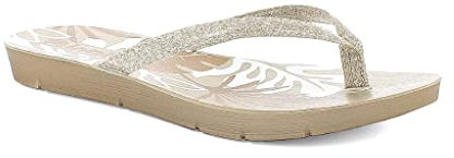 Inblu Ciabatte Donna Infradito da Piscina, Platino, 40 EU