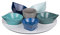 Table Passion - Service apéritif 7 pièces Océan 34 cm
