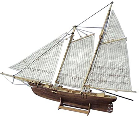misppro Segelboot Modellbausatz aus Holz Racing Yacht Amerika 3D Puzzle für Kinder und Erwachsene