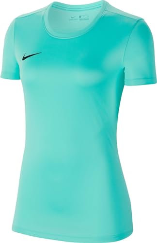 Nike Women's Dri-FIT Park 7 JBY T-Shirt, Hyper Turq/Black, XXL