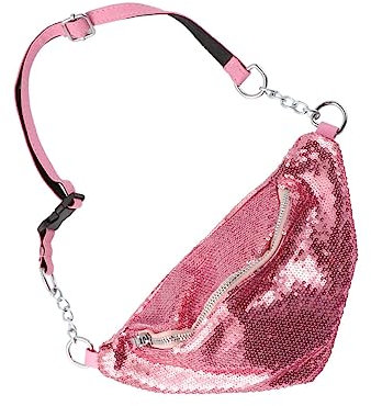 VALICLUD Pack Bauchtasche Metallic Hüfttasche Für Frauen Bauchtasche Neon Bauchtasche Fasching Glänzende Gürteltaschen Mädchen Damen