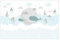 Bilderwelten Fototapete Babyzimmer Wolken mit Wal und Schloss 255x384 cm Vlies-Tapete XXL Smart Wandtapete Wanddekoration Kinder Kinderzimmer