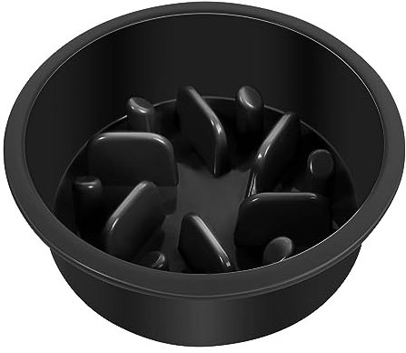 Slow Feeder Dog Bowls, Puzzle Food Bowl to Slow Down Eating, Fits into Elevated Pet Feeders, Interactive Feeding Dish for Small Medium Large Dogs