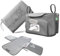 DC Prime Borsa Passeggino Leggero 25 Kg Portata con Fasciatoio Neonato Portatile, Sacco Per Passeggino Universale con Gancio Passeggino Accessori Passeggino, Zaino Mamma Neonato, Baby Bag Organizer