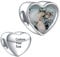 Annmors 925 Sterling Silber Charm Personalisierte Foto Anhänger Fit Armband Halskette Maßgeschneiderte TV Bild Perle Frauen Mädchen Katzen Hunde Baby Familie
