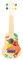 Janod - Gioia Ukulele aus Holz - Musikinstrument für Kinder - Rollenspiel und Musikalische Früherziehung - Wasserfarbe - Ab 3 Jahren, J07652