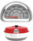 HENGBIRD Thermometer für Omnia Backofen, BBQ Grillthermometer Temperaturanzeige 0℃-350℃ Präzise Hitzeanzeige, mit Montagesatz