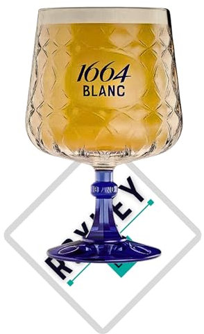Roxley Kronenbourg 1664 Blanc X1 Beer Lager Verres à bière | Man Cave | 591 ml | Pub Club