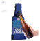 Furforstk decapsuleur mural biere decapsuleur biere original avec récipient de collecte à capuchon couronne, biere cadeau original pour bar, cuisine, jardin, soirée barbecue - cadeau homme (A-bleu)