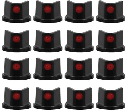 NUOBESTY 20 Pièces Embouts De Buse De Bombe De Peinture Buses De Peinture en Aérosol De Remplacement pour Canettes Capuchons pour Graffiti Pulvérisation Précise pour Bricolage