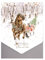 Wrendale Designs Weihnachtskarten-Set Snowy Sleigh Ride Pferd