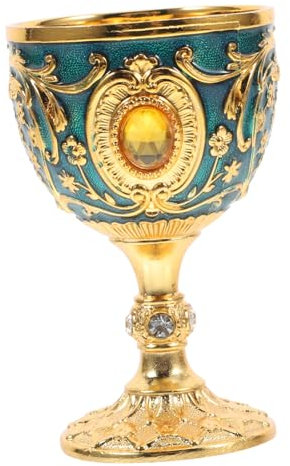 Cabilock Kelch Juwelenschmuck Tibetisch-buddhistische Wasseropferschale Retro-räuchergefäß für Buddha-verehrungsutensilien und Dekoration