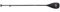 F2 SUP Paddel Carbon - 85% Carbon 3 teilig Schwarz Utraleichter extrem steifer High End SUP Paddle Stand Up Paddling verstellbar 2024/25
