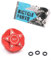 Tappo per forcella bici MANITOU, FOX, DT, per Rock Shox, design resistente in lega di alluminio per tutte le condizioni (rosso)