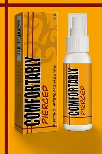 New- Comfortably Pierced aftercare, Piercing Cleaning Solution and aftercare. for All Piercings