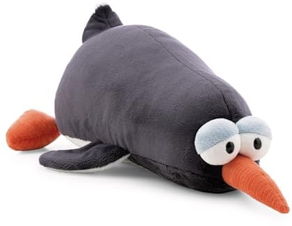 NICI Kuscheltier Pinguin Jorge Thunder 20cm - grau - Weiches NICI Plüschtier – niedliches Stofftier zum Kuscheln & Spielen – tolle Geschenkidee für Kinder & Erwachsene | 62487