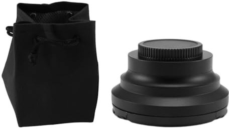 Bortivier Professional 37mm Macro+72mm Wide Angle Lens 0.39X Full HD for 4K Camcorder