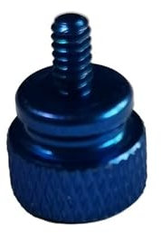 LYCCS 10 Pezzi Colorati for Pannello Laterale del Case del Computer, Viti a brugola in Alluminio zigrinato, Viti a brugola anodizzate(Dark Blue)