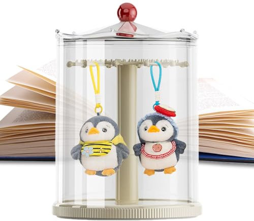 Rrlihjgu Puppen Vitrine - Transparenter Aufbewahrungsschrank,Staubdichte Drehbare Aufbewahrung Zu Hause Wohnzimmer Schlafzimmer Laden Dekoration