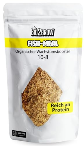 Bio2Grow Fish Meal 1,5KG – Fischmehl zur Anwendung in Pflanzsubstraten - für Garten & Hochbeet