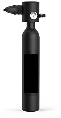 LLOOPK Tanque de Buceo, Mini Equipo De Buceo, Tanque, Botella, Cilindro Oxígeno, Juego Esnórquel con Adaptador(Mini Scuba Tank B)