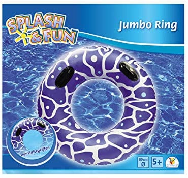 VEDES Großhandel GmbH - Ware 18453 Splash & Fun Schwimmring mit Griffen, Ø 80 cm