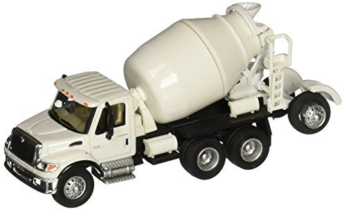 Walthers SceneMaster International 7600 3-Axle Cement Mixer, White