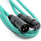 kenable Balanced XLR Microphone Lead Male to Female Audio Cable GREEN 1.5m [1.5 metres]