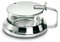 Giannini Steel Formaggiera Acciaio inox Vetro 14x11,5xh7 cm