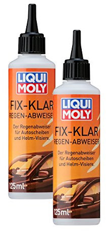 2x LIQUI MOLY 1590 Fix-Klar Regenabweiser 125ml