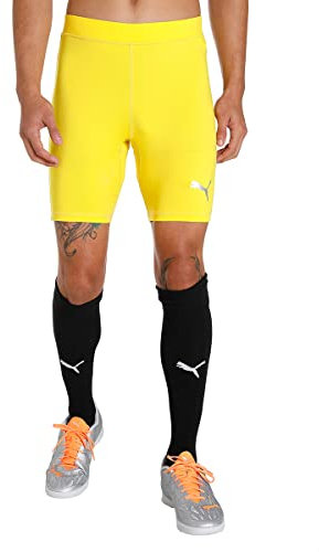 PUMA Herren, LIGA Baselayer Short Tight Hose, Cyber Yellow, M