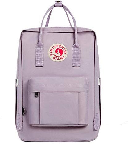 KALIDI Rucksack, leicht, Schultasche, Unisex, wasserabweisend, passend für 38,1 cm Laptop für Jungen, Mädchen, Männer und Frauen, violett, 17 zoll, Rucksäcke