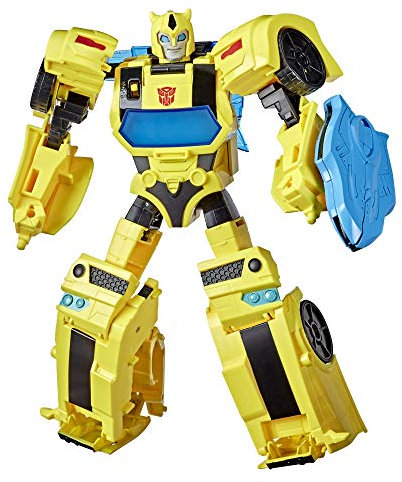 Transformers E8381 Bumblebee Cyberverse Adventures Battle Call Officer-Klasse Bumblebee, stimmenaktivierte Lichter und Sounds