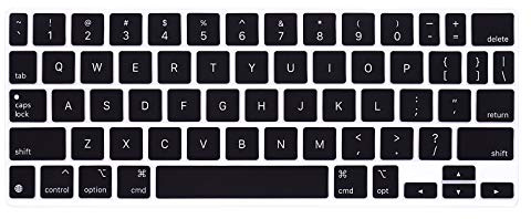 MMDW Silicone Magic Keyboard Cover Skin for iPad Pro 11 Inch Magic Keyboard(2nd Generation) 2020 Model,for iPad Pro 11 Keyboard Protector Accessories,Black