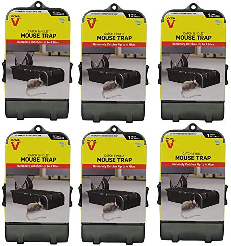Victor M333 Multiple Catch Humane Outdoor & Indoor Mausefalle - 6 Fallen