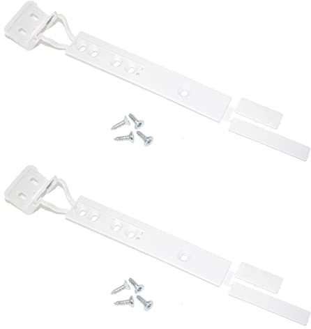 Ufixt 2 x Universal Integrated Sliding Door Hinge Mounting Kit Fits Iceking, Indesit, Labcold, Lamona, Lec, LG, Logik, Miele, Neff and New World