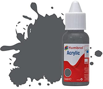 Humbrol Acrylic paint No.125 US Dark Grey - Matt,14ml