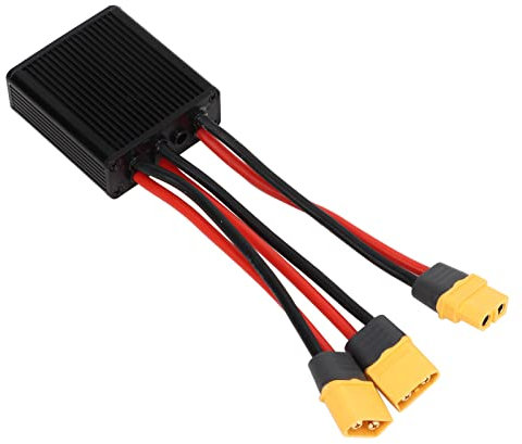 Bewinner Doppelter Batterieanschluss, E-Bike, 20 V-72 V, 40 A, Batterieentladungskonverter, doppelte Akkukapazität im Equalizer-Modul (40 A)