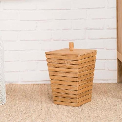 Wanda collection - Poubelle en Teck