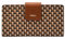 Fossil Zip Around Clutch für Damen Logan beschichtet Textil Polyurethan, SL10058249
