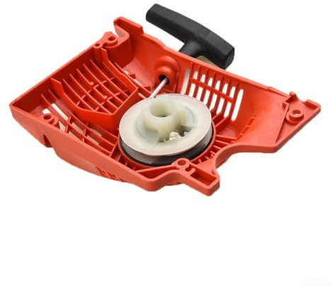 Lanceur à tirette en orange vif pour tronçonneuses chinoises 4500 5200 5800, pièce de rechange facile