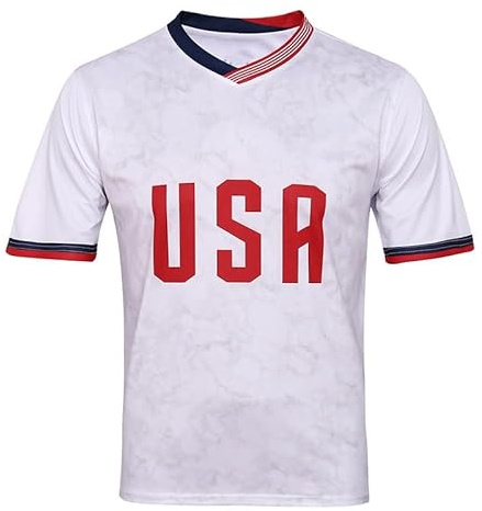 Bolognifi Men's Football Jersey Europe/America Cup Soccer T-shirt Sweatshirt Fans Footy Half Sleeves